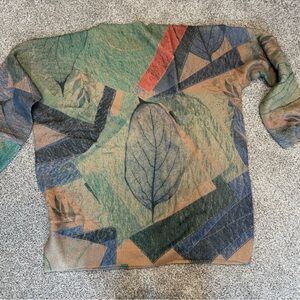 NEW leaves oversized comfy pullover